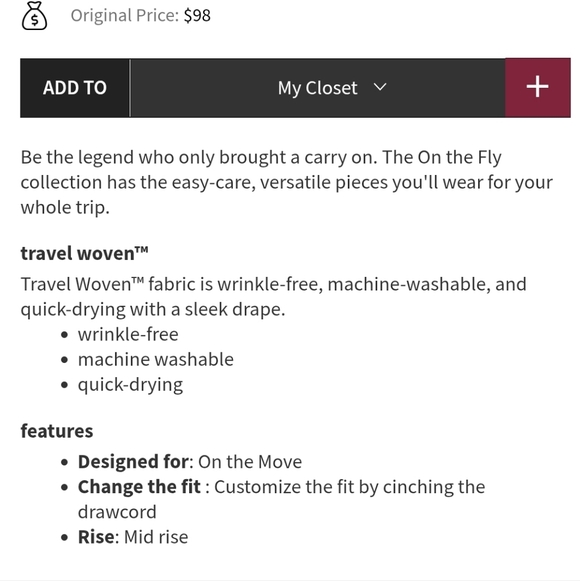 lululemon athletica On The Fly Crop Woven 23" - True Navy - Picture 5 of 12